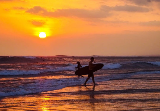 Bali surfers