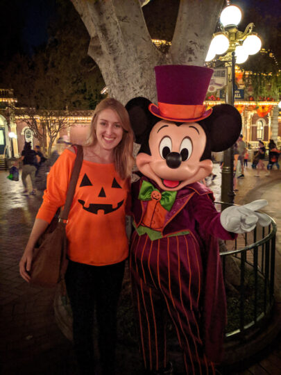 Halloween at Disneyland, Mickey Mouse