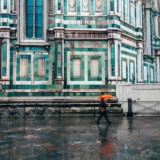 Florence, Italy rain
