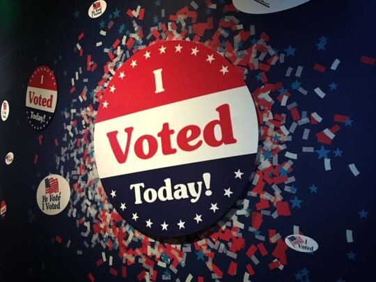 I Voted - Smithsonian Museum