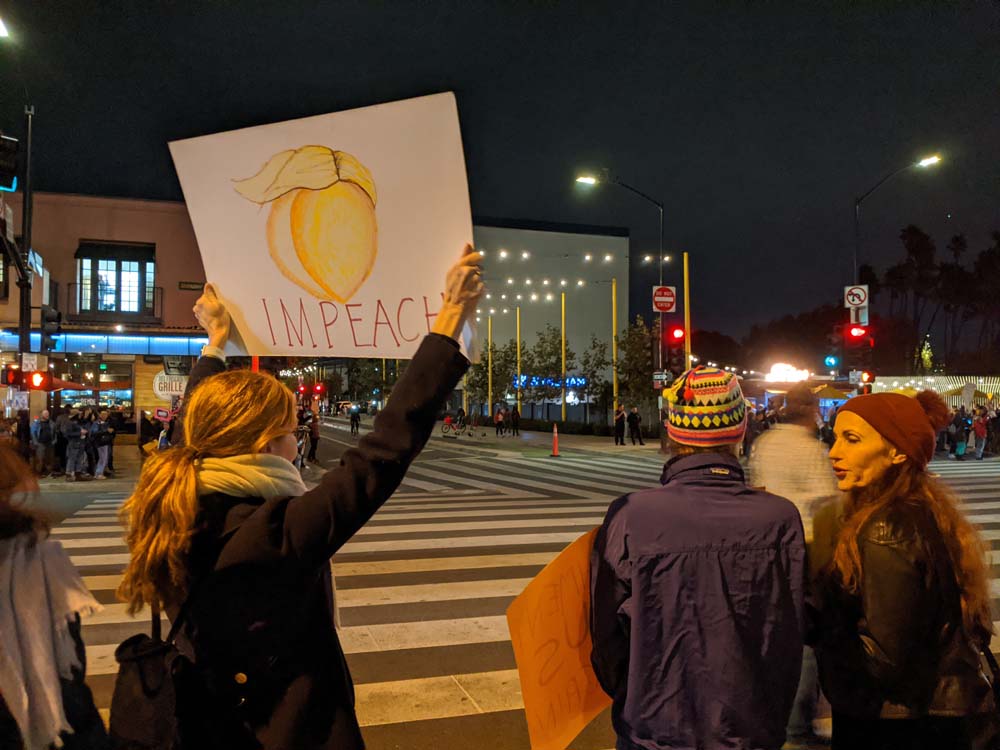 Santa Monica impeachment rally