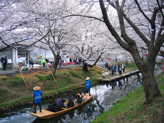 Shingashi River, Kawagoe, Japan