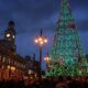 Christmas lights, Puerta del Sol, Madrid