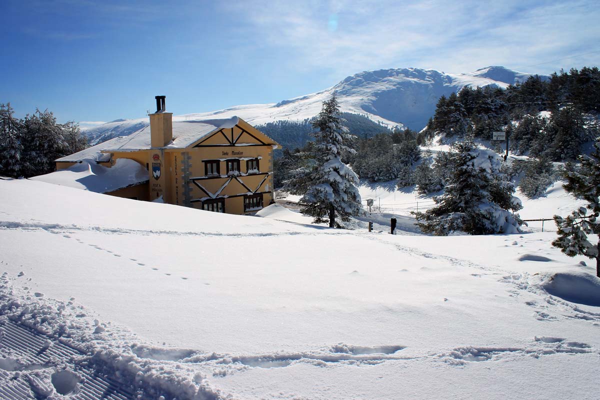 Peñalara Natural Park snow