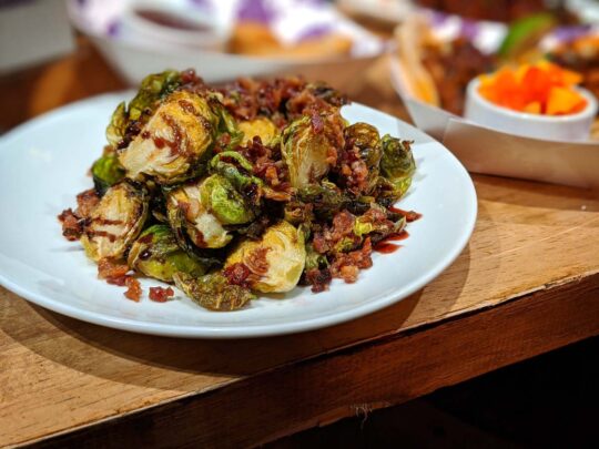 Boysenberry brussels sprouts