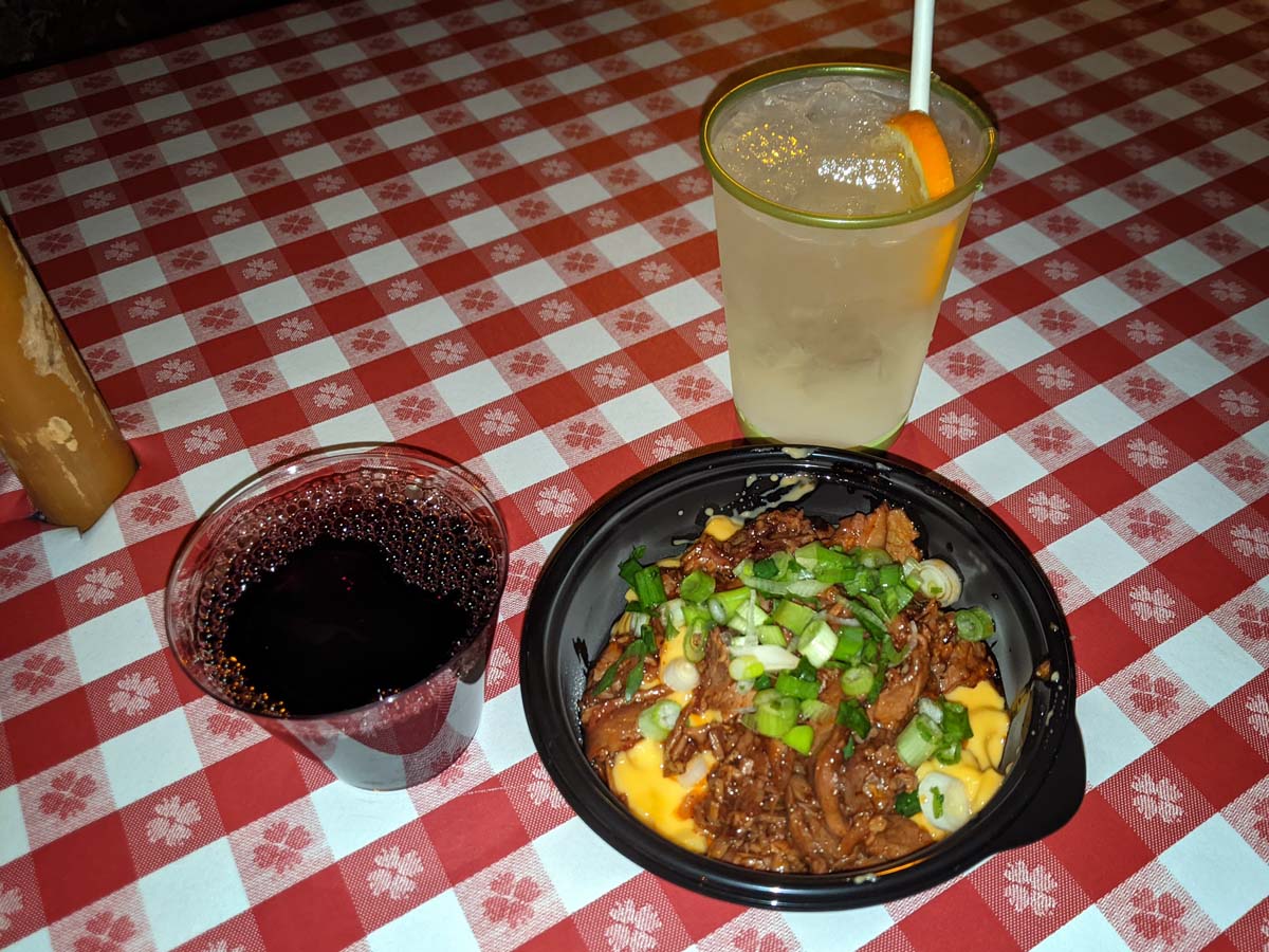 Knott's boysenberry mac and cheese