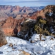 Grand Canyon with snow