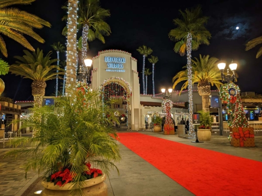 Universal Studios Hollywood at Christmas
