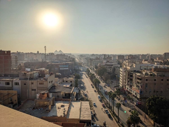 Giza, Egypt view