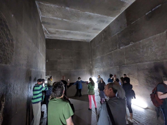 Khufu burial chamber, Great Pyramid of Giza